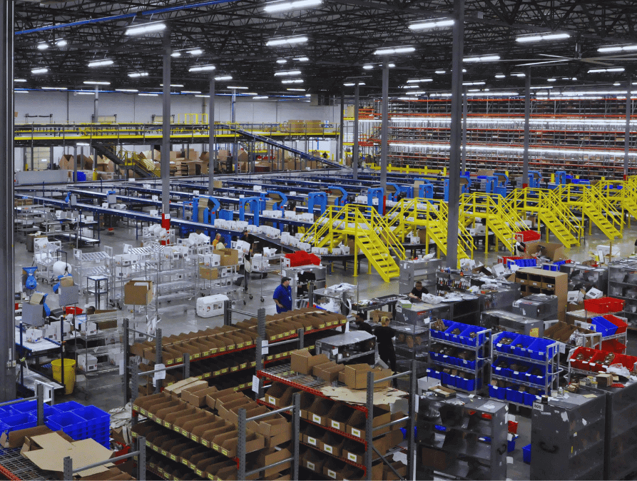 Large eCommerce warehouse